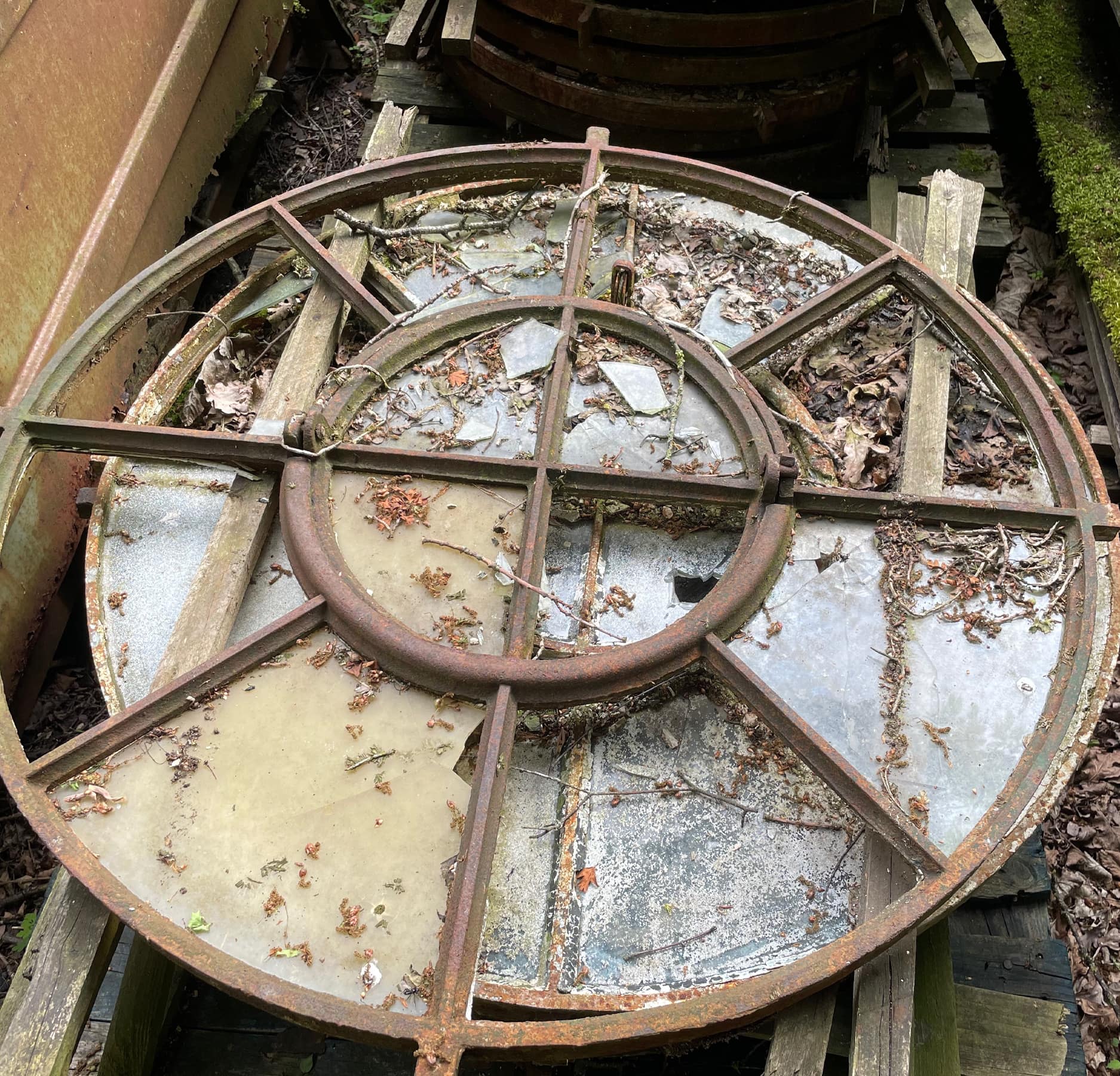 Salvage Cast Iron Windows | Garden