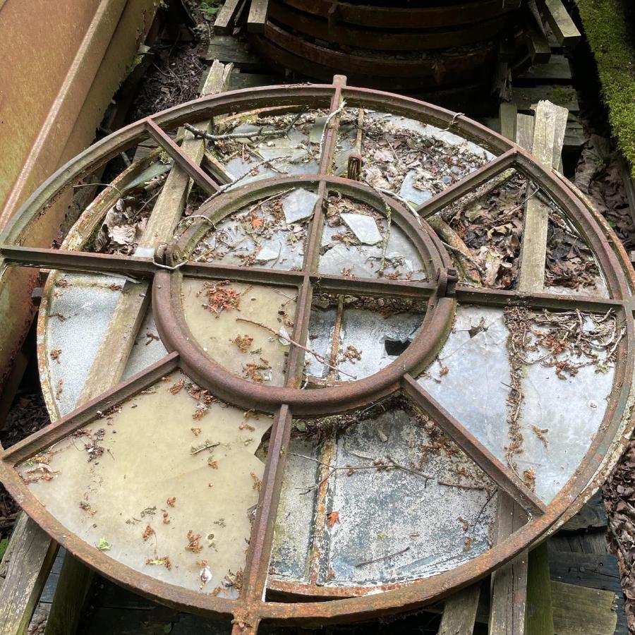 Salvage Cast Iron Windows | Garden