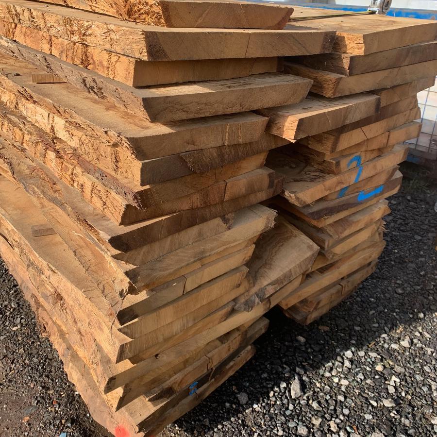 Waney Edge Oak Boarding | Kiln Dried Hardwood | REF: WEOB002